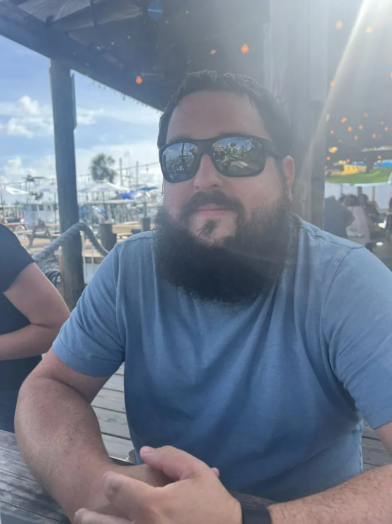 Jeremy at a Florida waterfront