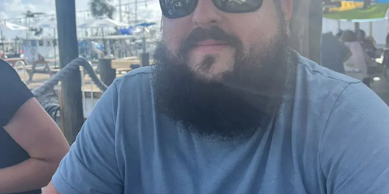 Jeremy at a Florida waterfront