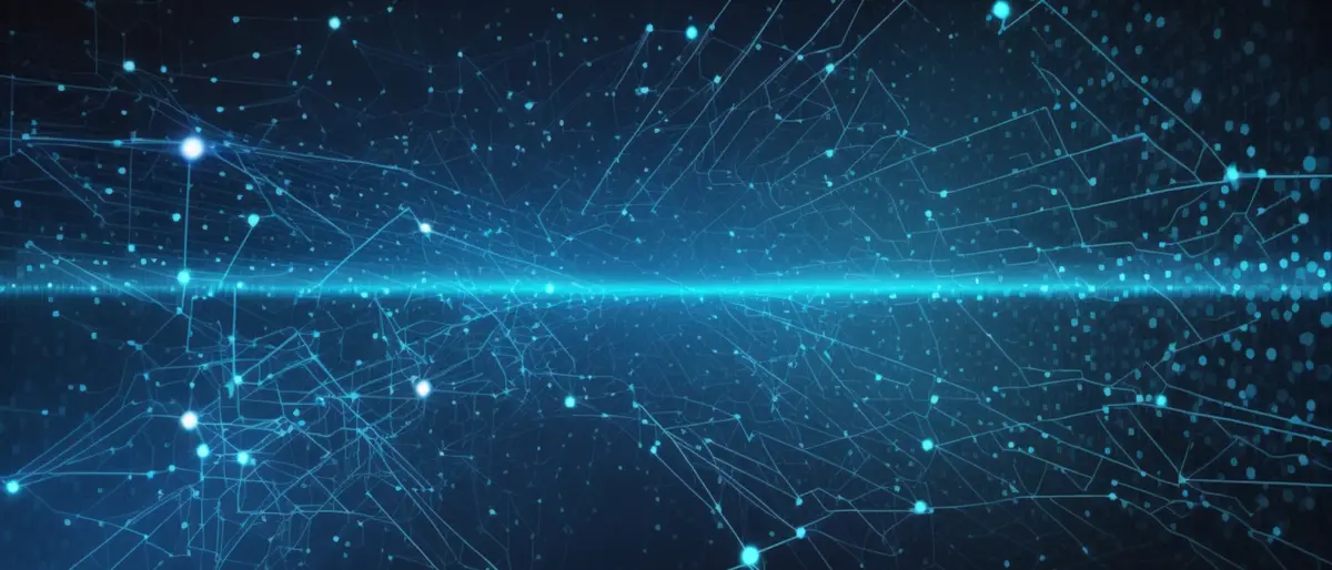 Digital network connections representing integrated business technology and conversion optimization strategies