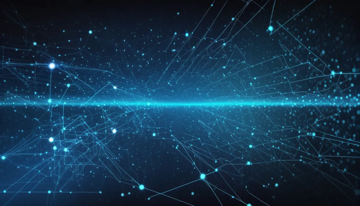 Digital network connections representing integrated business technology and conversion optimization strategies