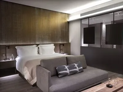 Elegant hotel room interior representing hospitality industry