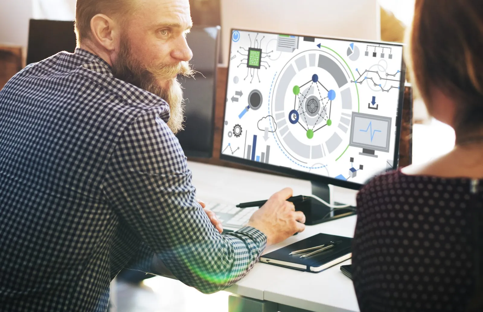 Workflow automation and software integration tools connecting business technology systems