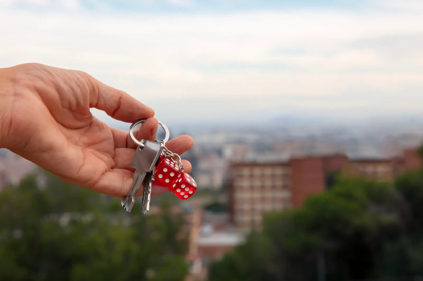 Keys on a table representing tenant turnover and property handover in residential property management