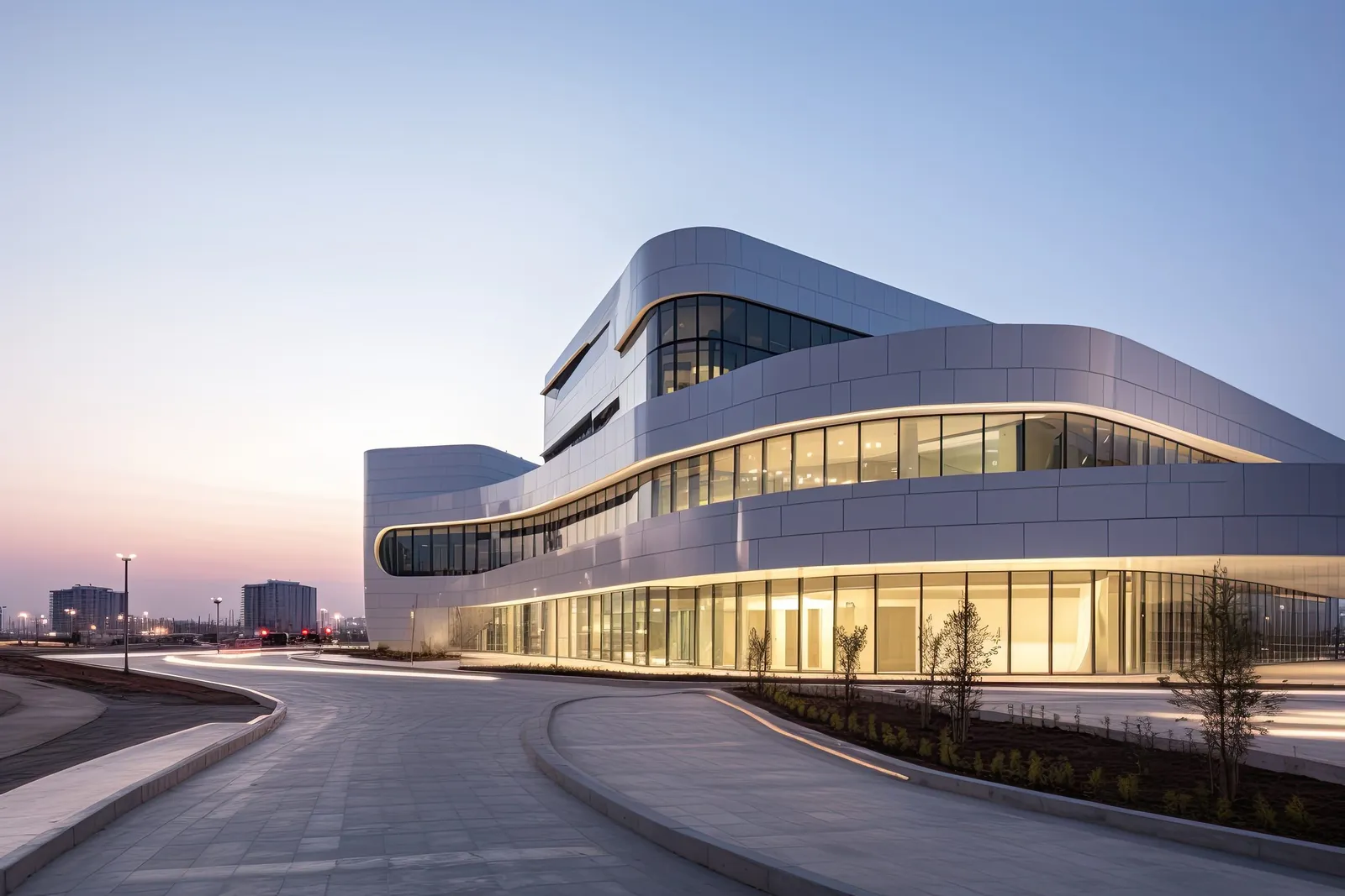 Modern hospital building exterior representing Tampa Bay healthcare and medical technology infrastructure