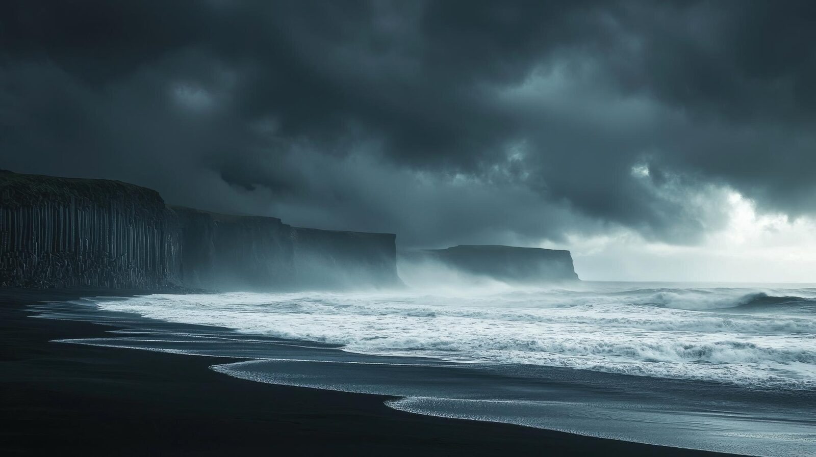 Dramatic ocean seascape representing EdgeWater Boats commitment to craftsmanship and the open water