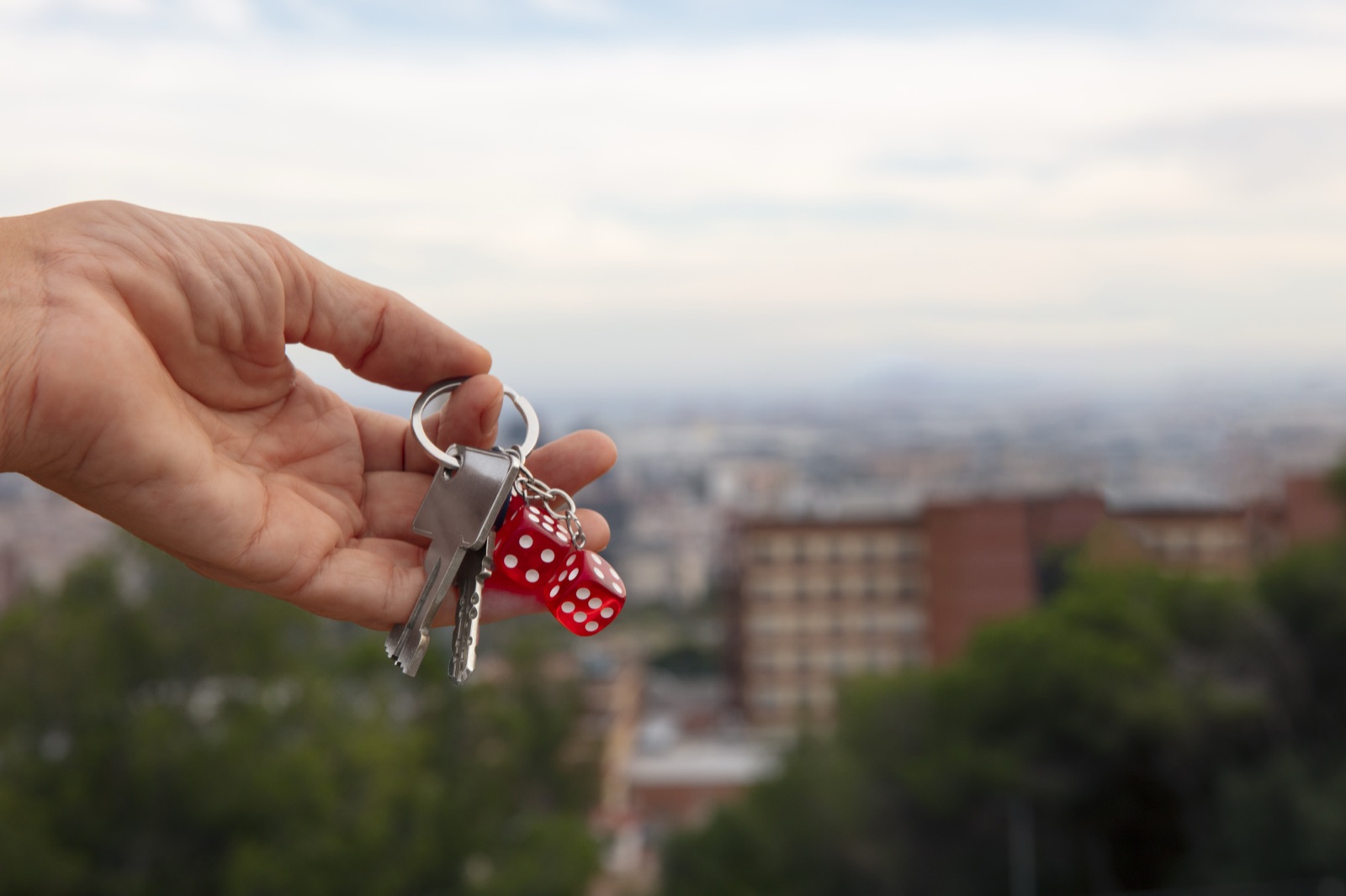 Keys on a table representing tenant turnover and property handover in residential property management