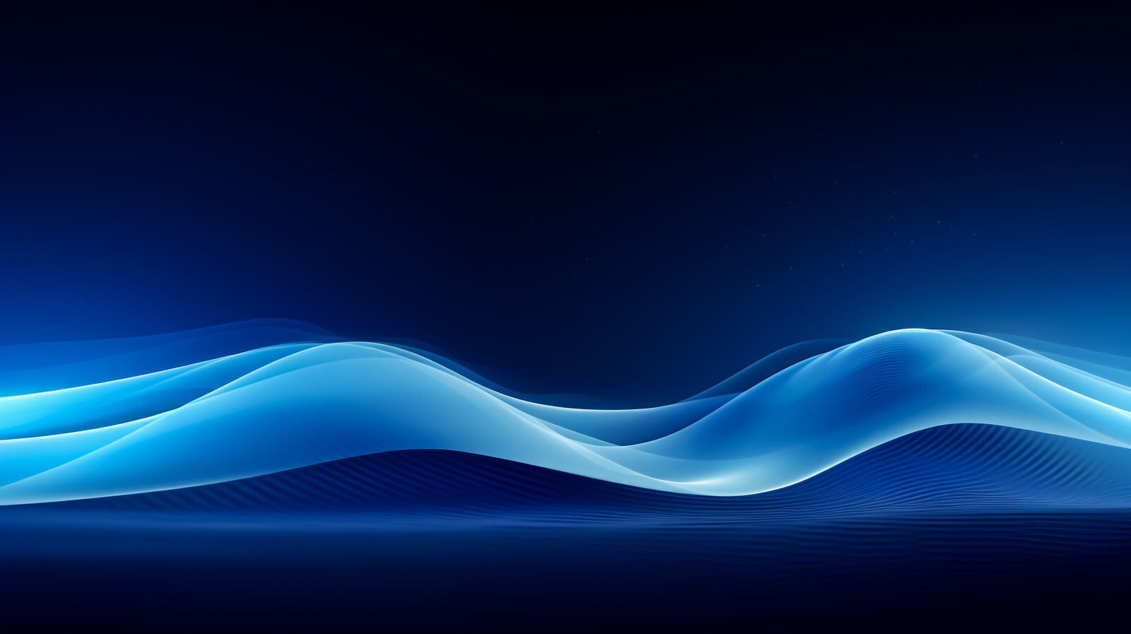 Abstract blue wave pattern representing the strategic roadmap after AI readiness assessment